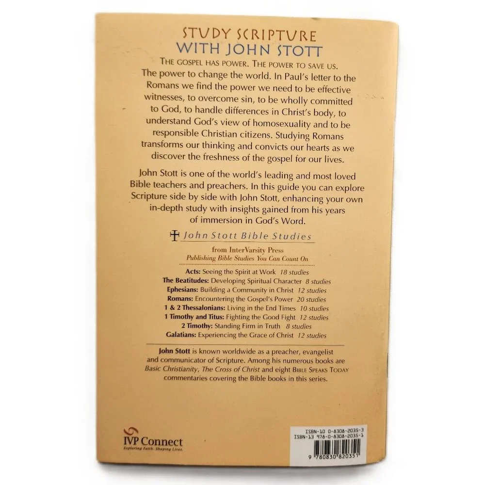 Romans: Encountering the Gospel's Power + Bible Studies by John Stott